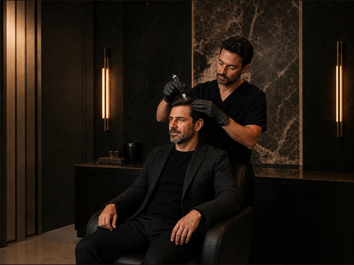 Scalp Care for Men treatment at Solace Skin Lab